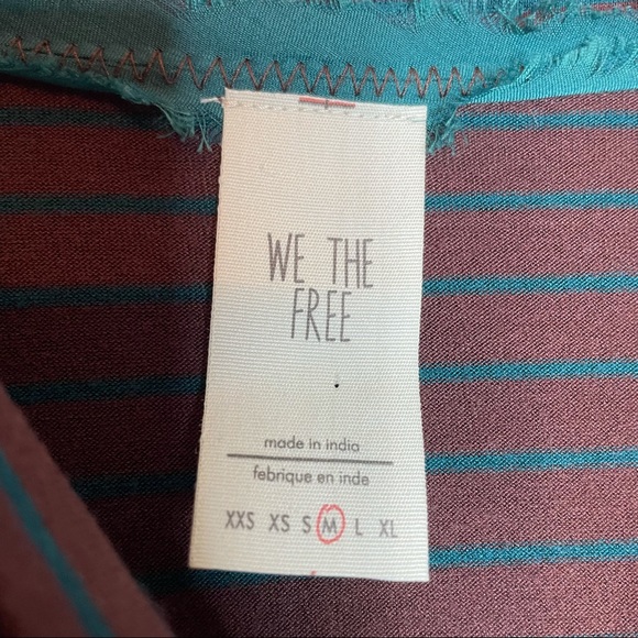 Free People North South Tank  Boho Embellished M - Picture 5 of 7